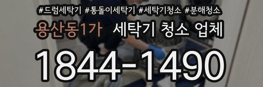 용산동1가 세탁기 청소 업체