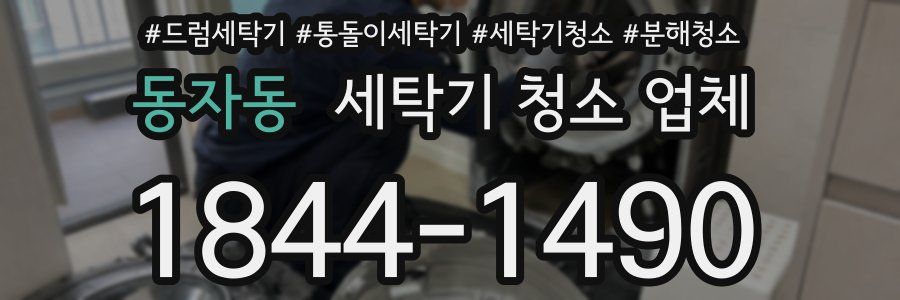 동자동 세탁기 청소 업체