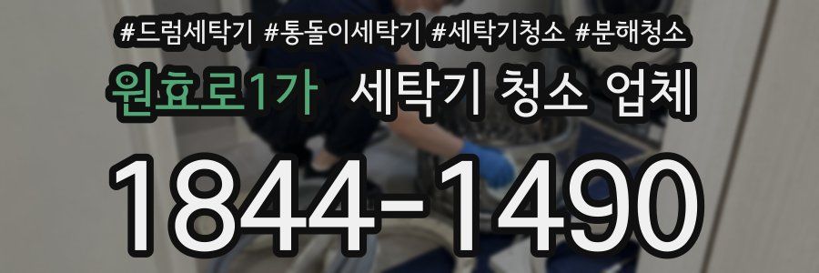 원효로1가 세탁기 청소 업체