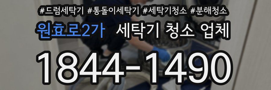 원효로2가 세탁기 청소 업체