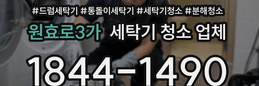 원효로3가 세탁기 청소 업체