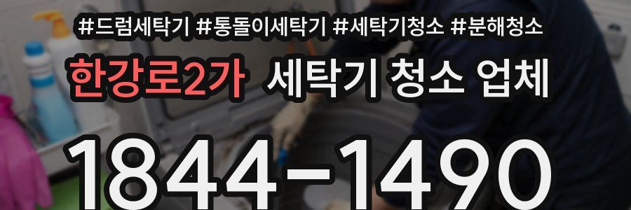 한강로2가 세탁기 청소 업체
