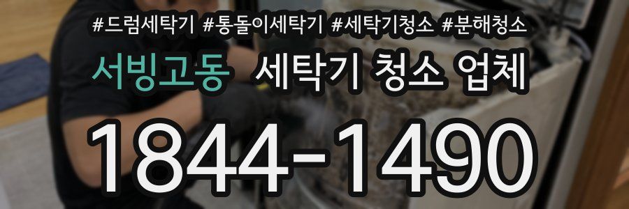 서빙고동 세탁기 청소 업체
