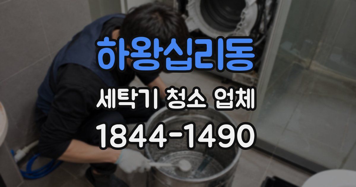 하왕십리동 세탁기 청소 업체