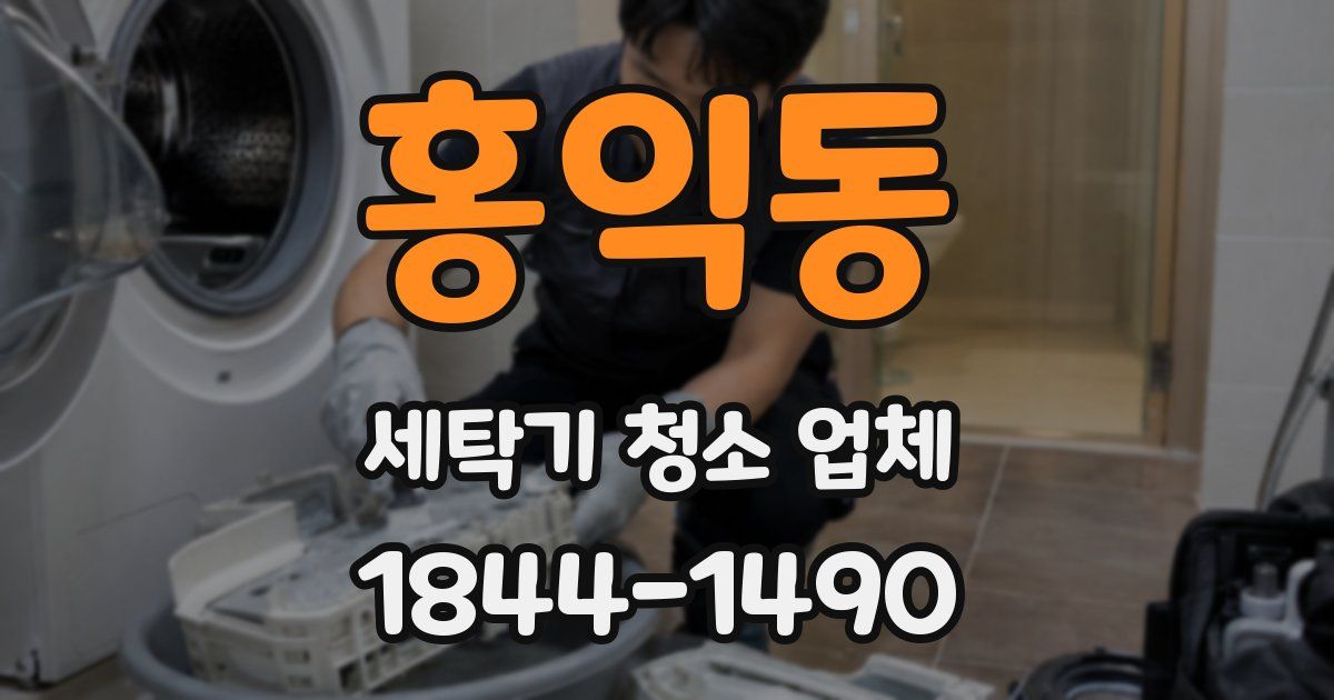 홍익동 세탁기 청소 업체