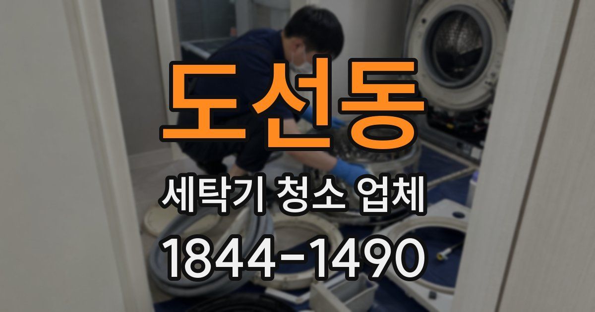 도선동 세탁기 청소 업체