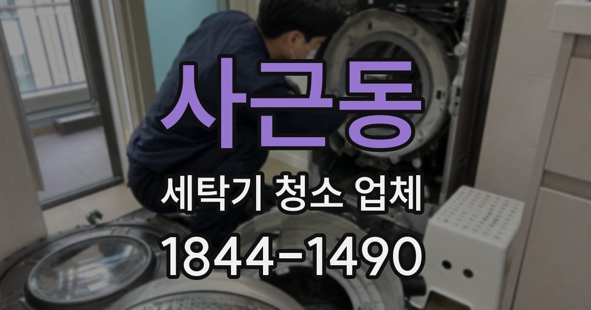 사근동 세탁기 청소 업체