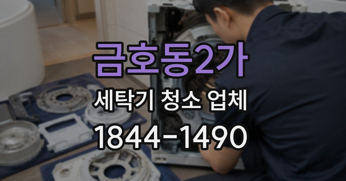 금호동2가 세탁기 청소 업체