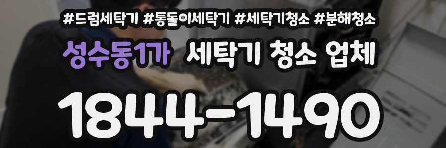 성수동1가 세탁기 청소 업체
