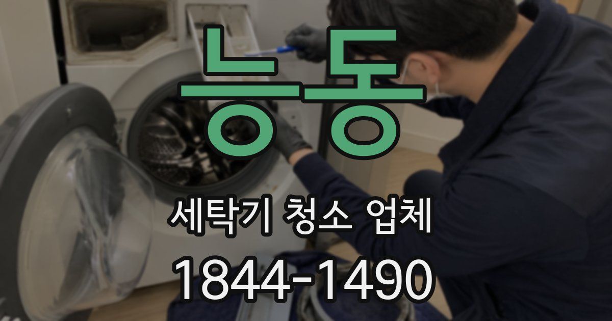 능동 세탁기 청소 업체