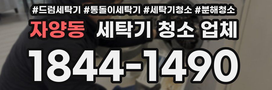 자양동 세탁기 청소 업체
