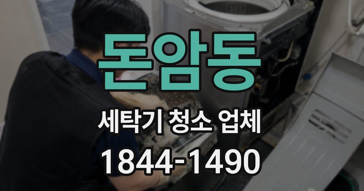 돈암동 세탁기 청소 업체