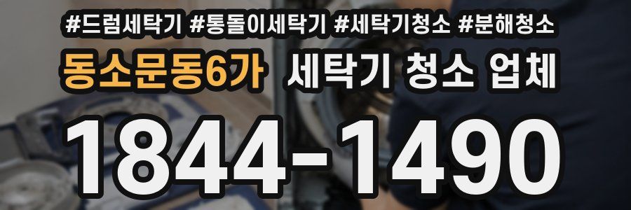 동소문동6가 세탁기 청소 업체