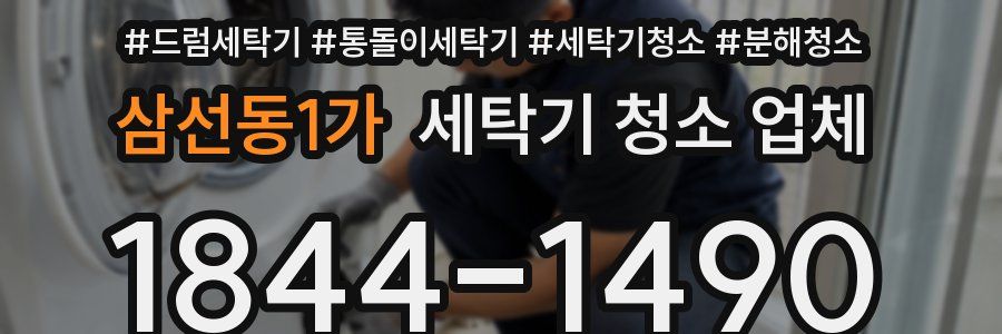 삼선동1가 세탁기 청소 업체