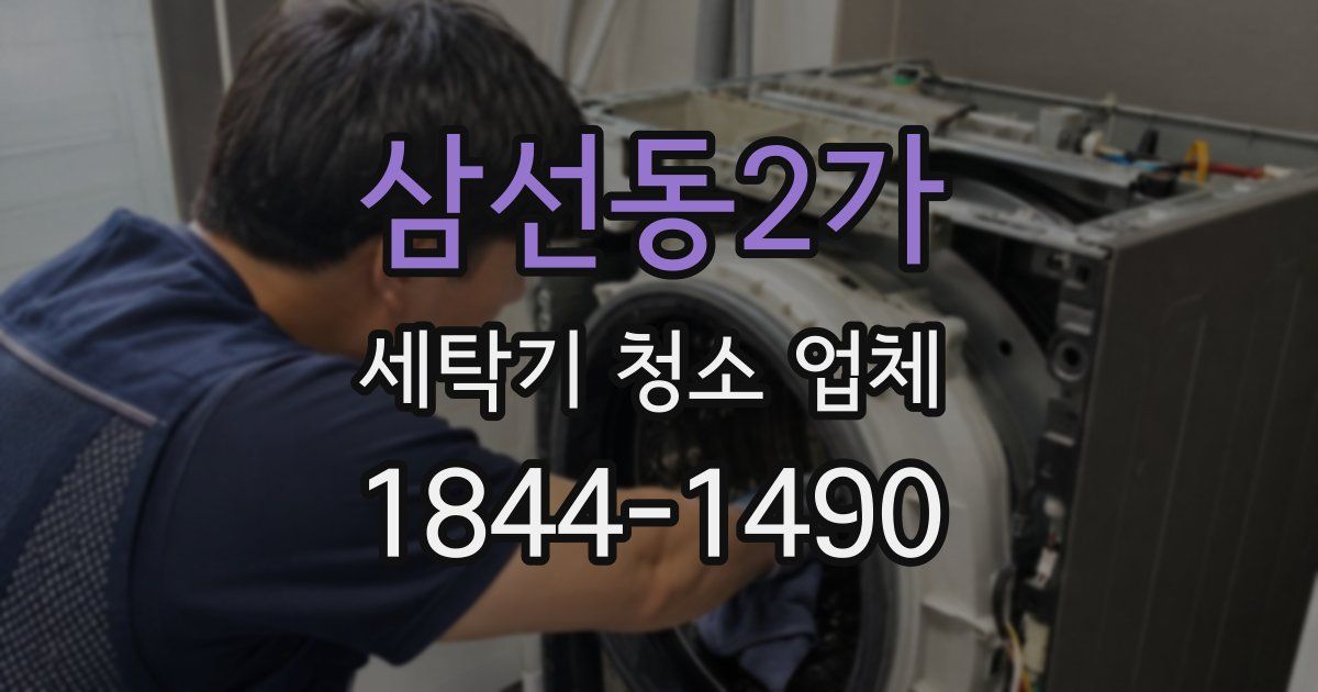 삼선동2가 세탁기 청소 업체