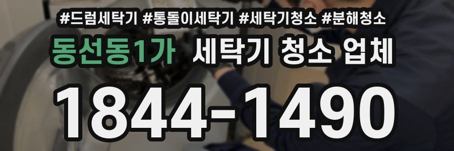 동선동1가 세탁기 청소 업체