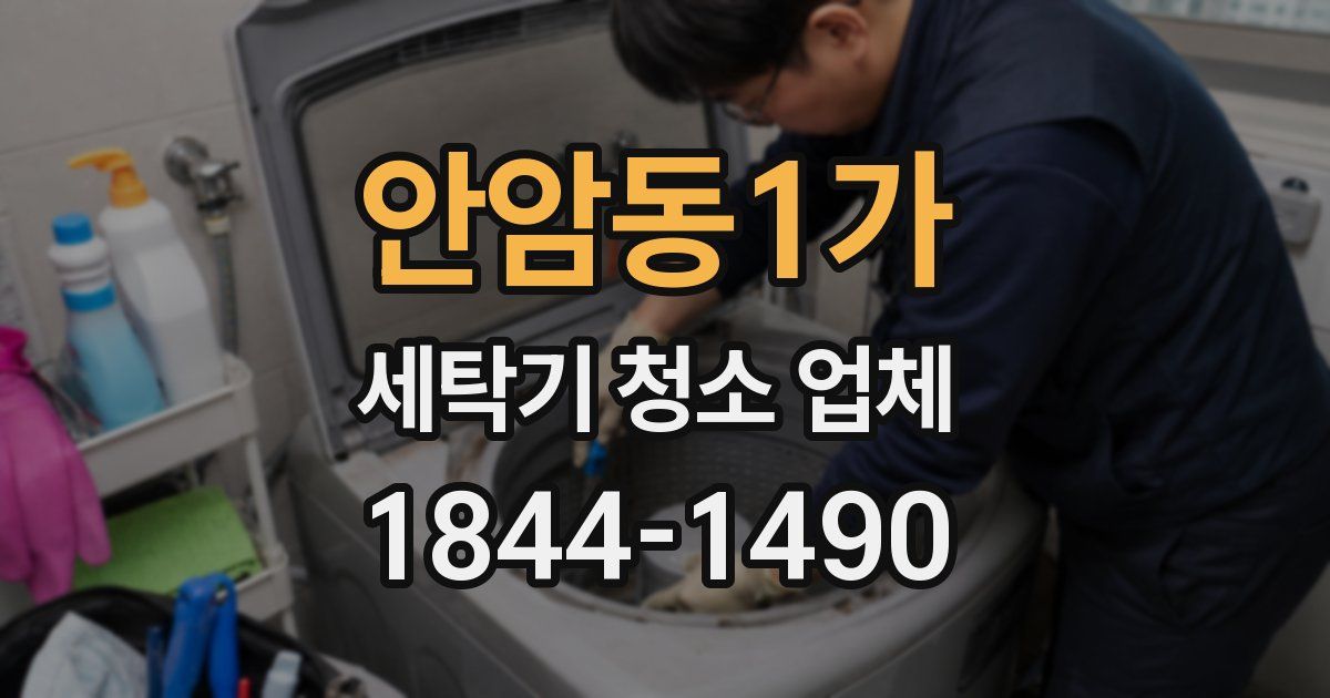 안암동1가 세탁기 청소 업체