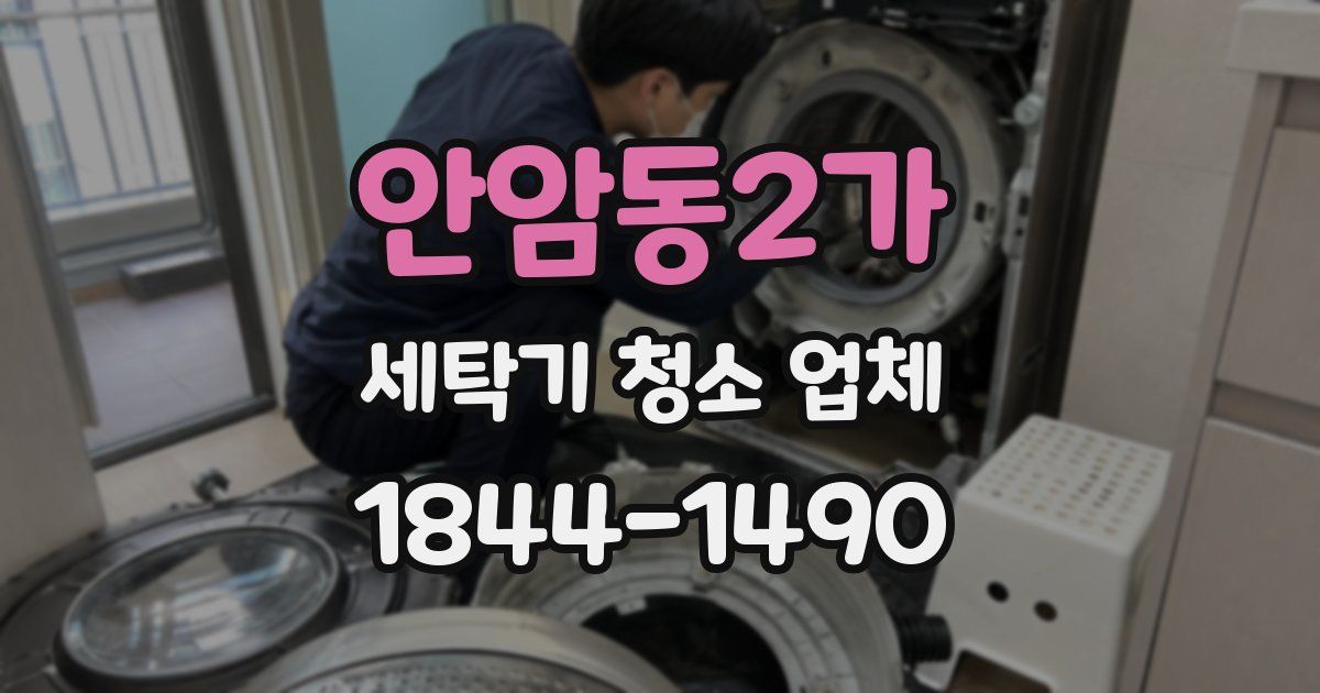 안암동2가 세탁기 청소 업체