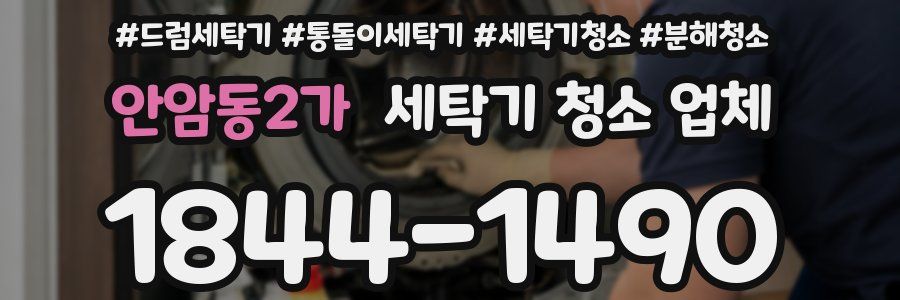 안암동2가 세탁기 청소 업체