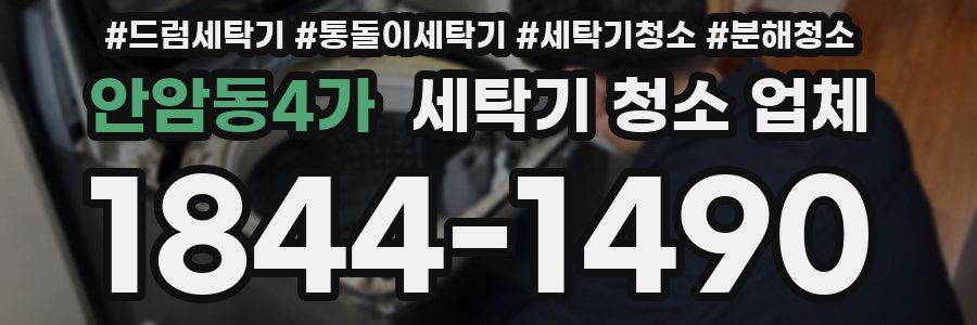 안암동4가 세탁기 청소 업체
