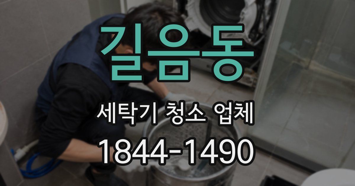 길음동 세탁기 청소 업체