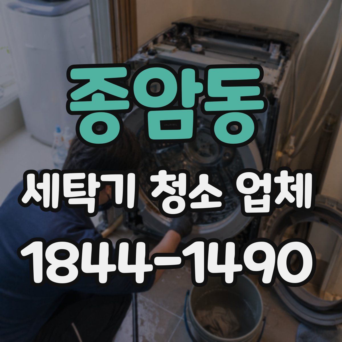 종암동 세탁기 청소 업체