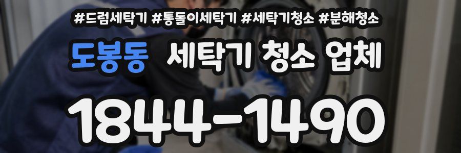 도봉동 세탁기 청소 업체