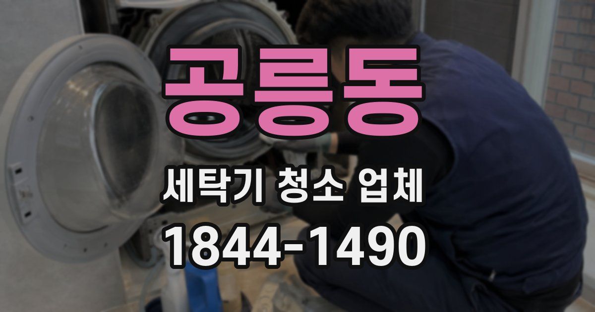 공릉동 세탁기 청소 업체