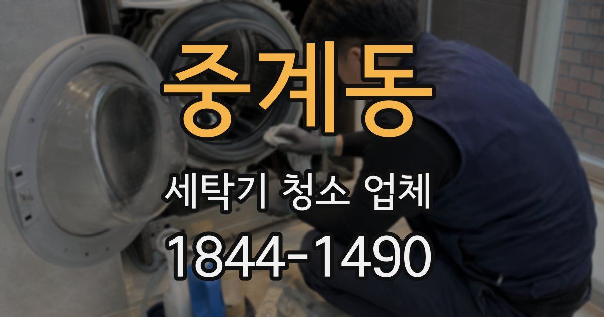 중계동 세탁기 청소 업체