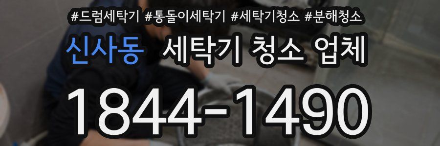 신사동 세탁기 청소 업체