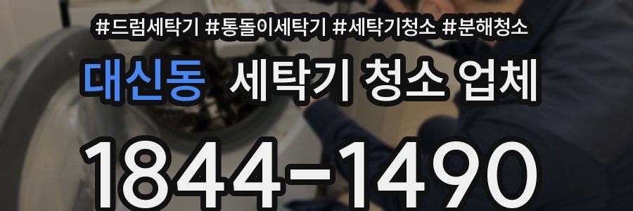 대신동 세탁기 청소 업체
