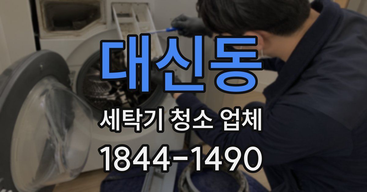 대신동 세탁기 청소 업체