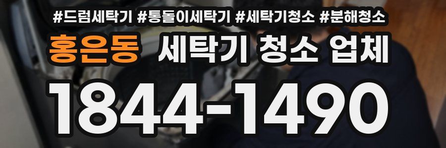 홍은동 세탁기 청소 업체