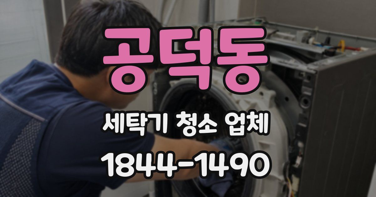 공덕동 세탁기 청소 업체