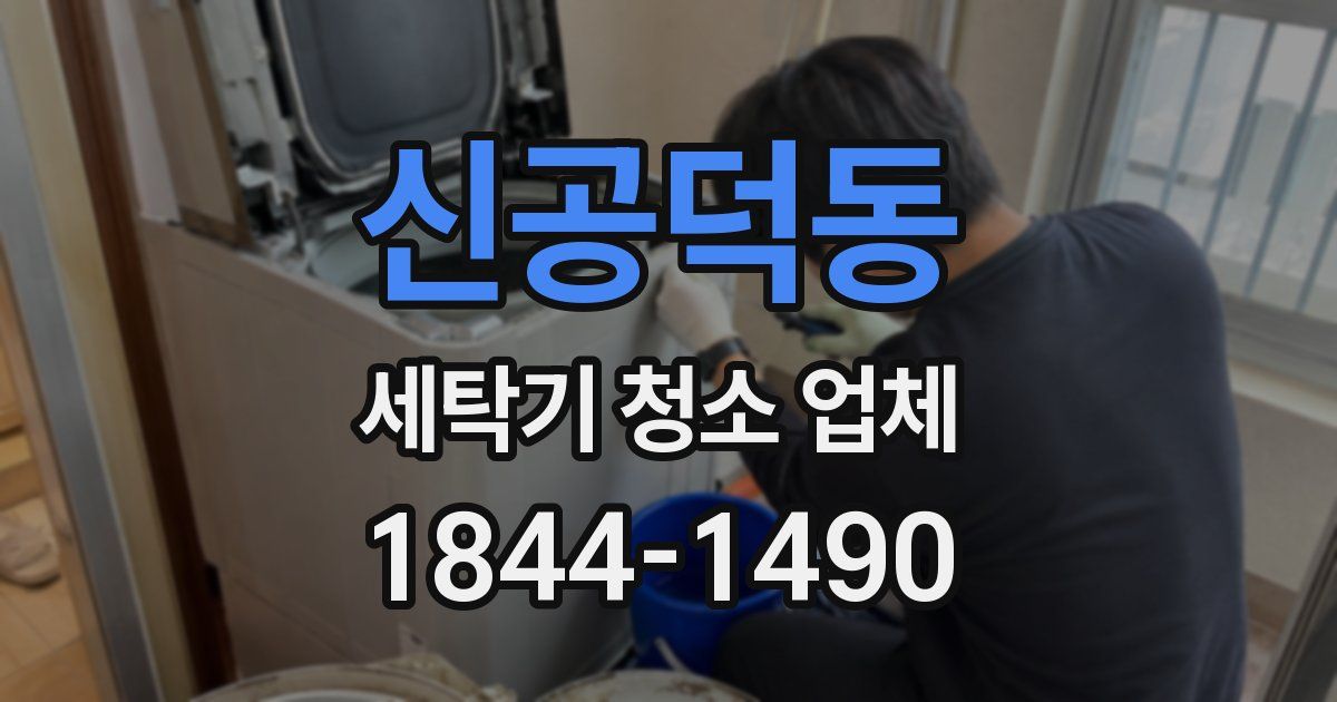 신공덕동 세탁기 청소 업체