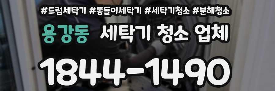 용강동 세탁기 청소 업체
