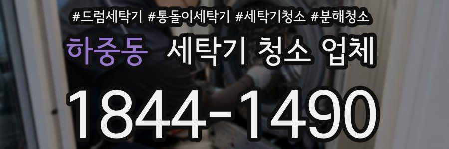 하중동 세탁기 청소 업체