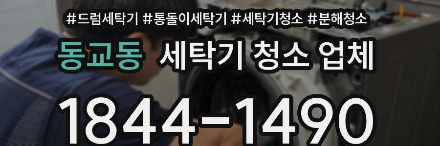 동교동 세탁기 청소 업체