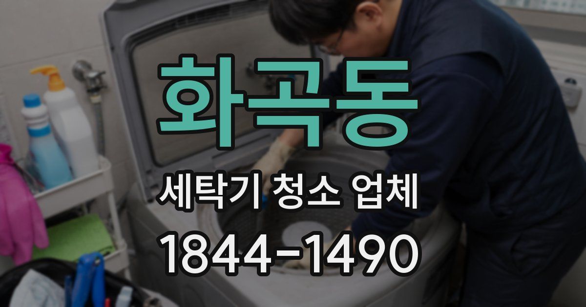 화곡동 세탁기 청소 업체