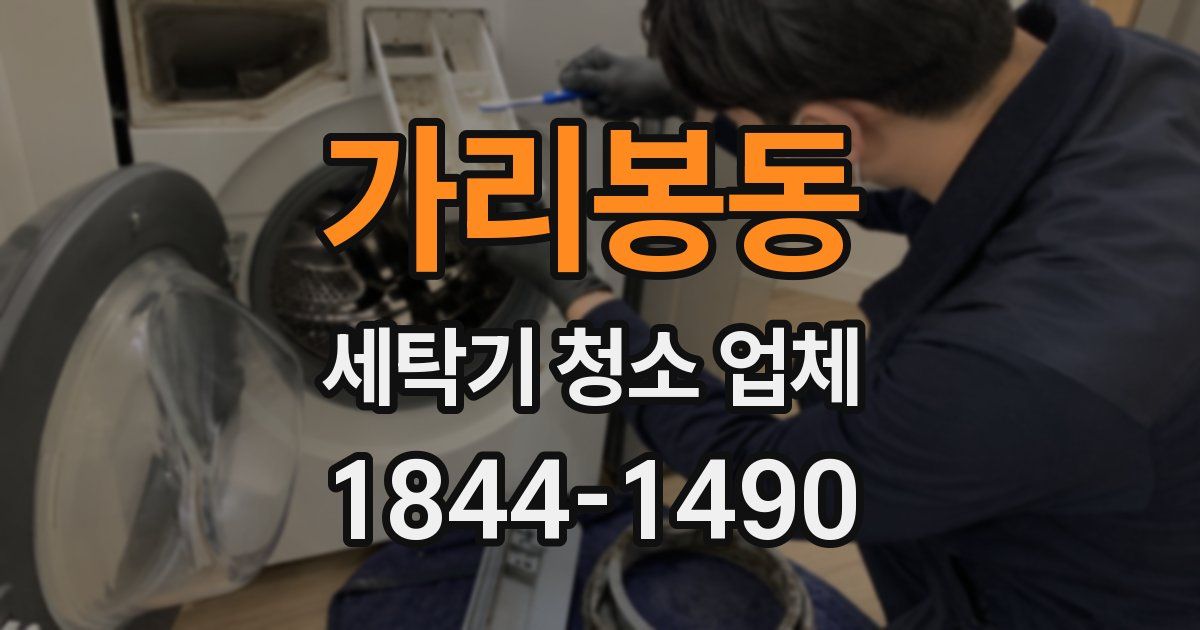 가리봉동 세탁기 청소 업체