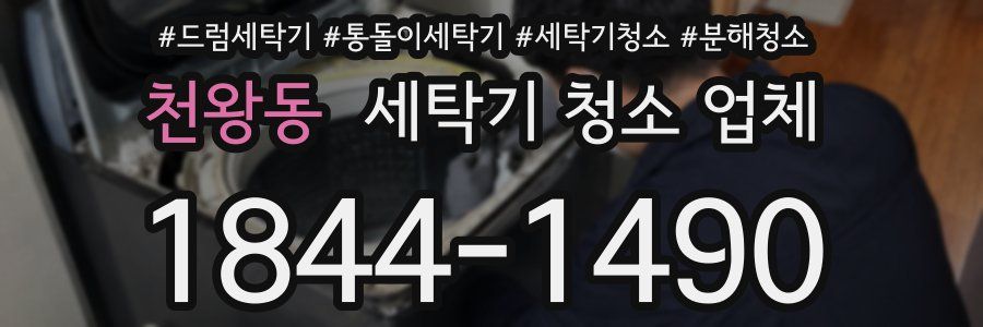 천왕동 세탁기 청소 업체
