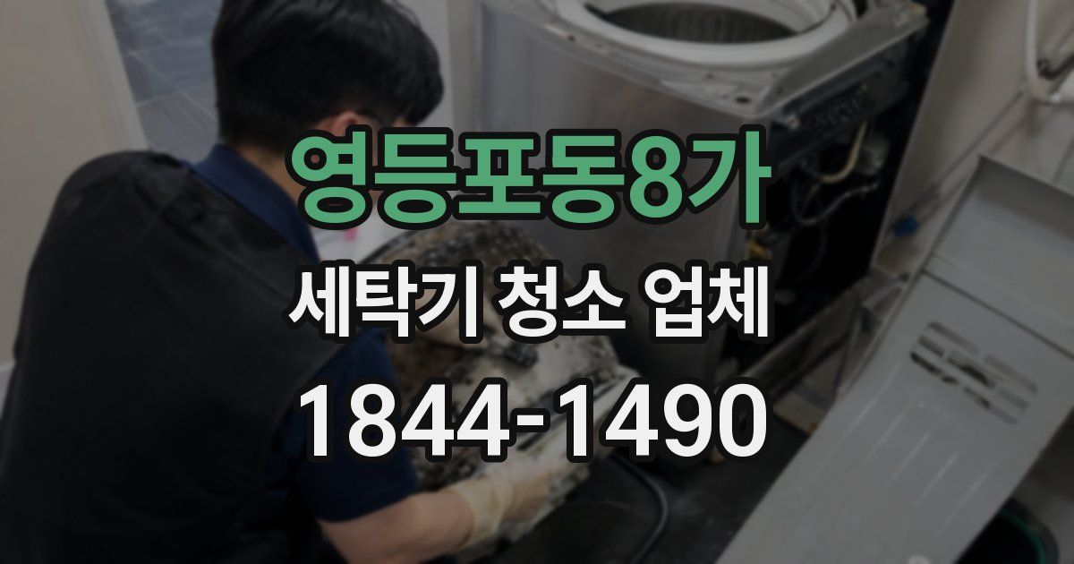 영등포동8가 세탁기 청소 업체