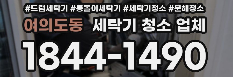 여의도동 세탁기 청소 업체