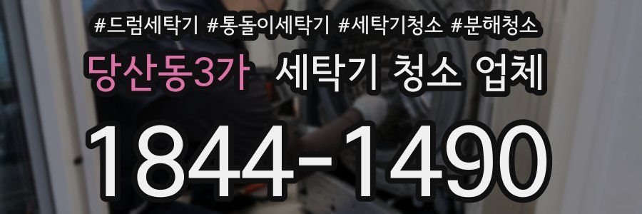 당산동3가 세탁기 청소 업체