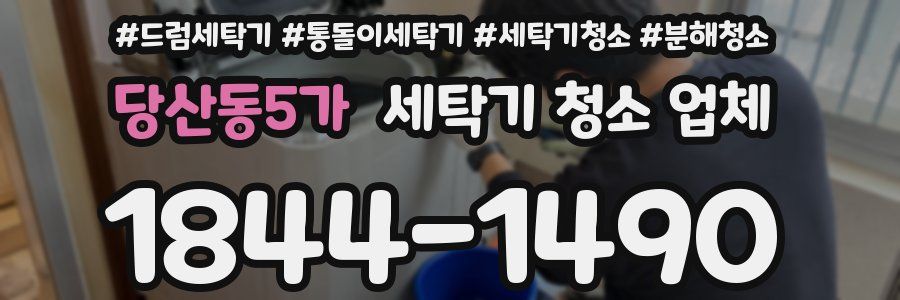 당산동5가 세탁기 청소 업체