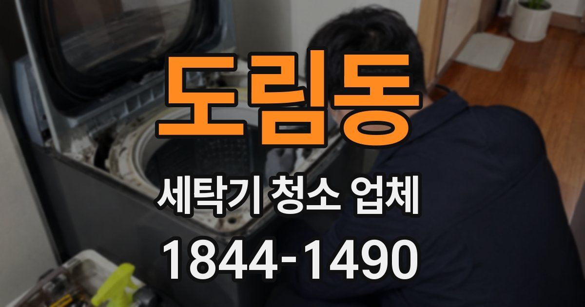 도림동 세탁기 청소 업체