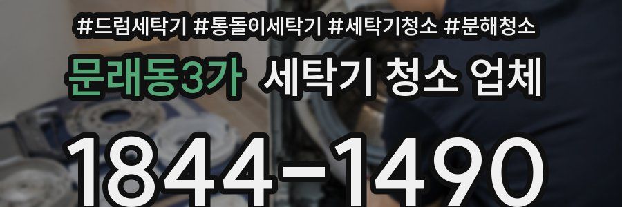 문래동3가 세탁기 청소 업체