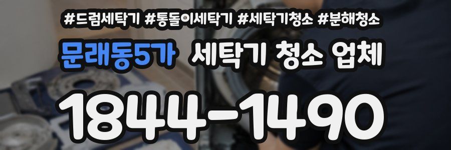 문래동5가 세탁기 청소 업체