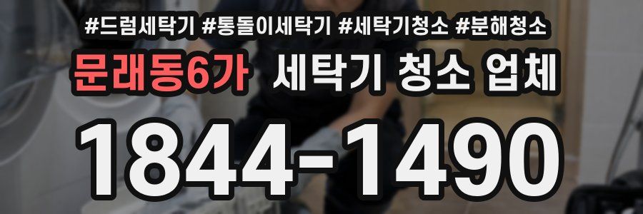문래동6가 세탁기 청소 업체