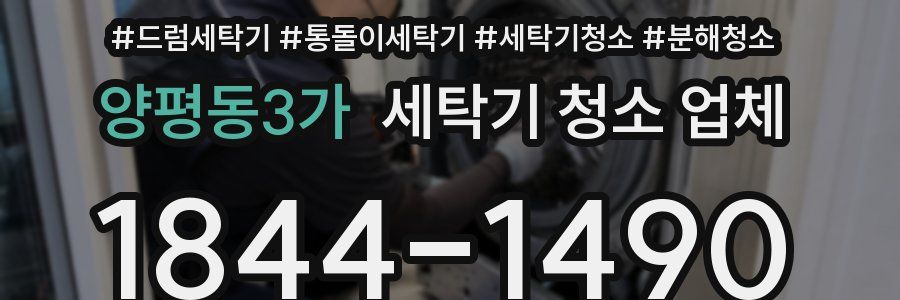 양평동3가 세탁기 청소 업체